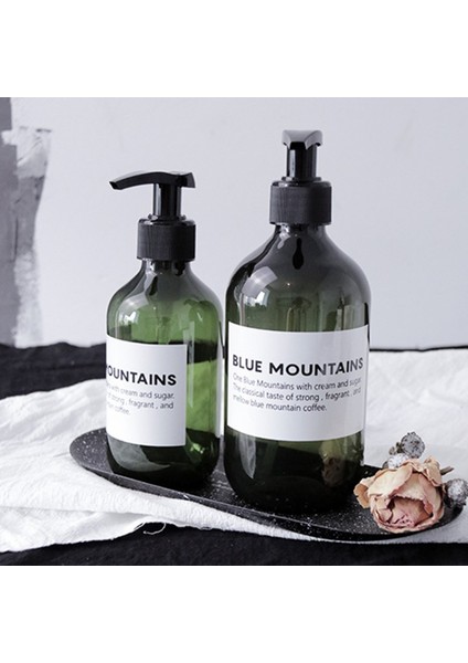 IH1070D1 Stili Kahverengi Banyo Duş Jeli Şişesi Şampuan Yıkama Saç Kremi Losyon Basın Pompası Dolum Şişesi (Yurt Dışından) modelleri