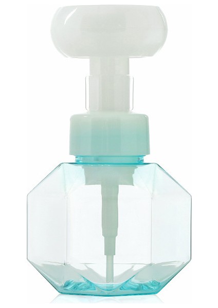 Mavi Stil 300 ml Sabunluk Boş Plastik Şişe Çiçek Damgası Sıvı Sabun Dağıtıcı Sabun Köpük Çiçek Duş Jeli Köpük Pompası Şişe (Yurt Dışından)