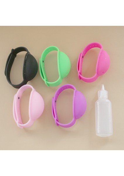 Siyah Stil El Dezenfektanı Bileklik Silikon Izle Kayış Çocuklar Temizleme El Dezenfektanı Bileziği Yetişkin ve Çocuklar Silikon Bilezik (Yurt Dışından) modelleri