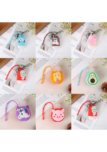 No.7 Tarzı 1 Adet Mini El Dezenfektanı Bölünebilir Şişeler Sevimli Karikatür Seyahat Taşınabilir El Jeli Dağıtıcı Çıkarılabilir Kapağa Sahip Plastik Şişeler (Yurt Dışından) fiyatları