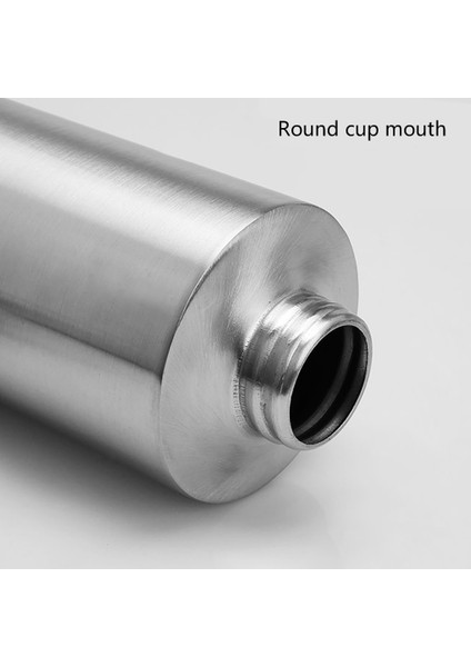 Gümüş Tarzı 350 ml Paslanmaz Çelik Tezgah Lavabo Sabunluk Yüksek Banyo El Bulaşık Losyon Şişe Konteyner Hafif Taşınabilir (Yurt Dışından) indirimleri