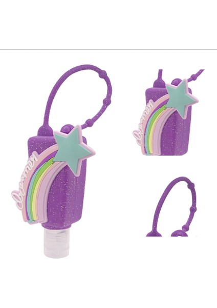 Resim Stili Olarak 30ML Seyahat Taşınabilir Güvenli Jel Tutucu Askı Ipi ile Silikon Karikatür Mini El Dezenfektanı Tek Kullanımlık Temizleme Kapaklı (Yurt Dışından) indirimleri