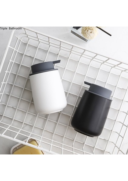 Bir Stil 380ML Kuzey Avrupa Mat Seramik Banyo Aksesuarları El Losyonu Şişeleri Lateks Şişeler Sıvı Sabunluk Banyo Dekoru (Yurt Dışından) fiyatları