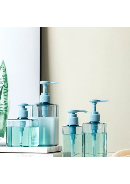 B Tarzı 0.5oz Boş Doldurulabilir Şişeler Pet Yeşil Şeffaf Pompalı Şişeler Losyon Dağıtıcı Emülsiyon Şampuan Vücut El Yıkama Için (Yurt Dışından) modelleri