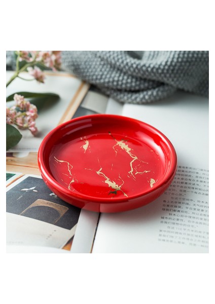 No.4 Tarzı 400ML Yüksek Mat Marmer Desenli Banyo Sabunluk Seramik Losyon Şişesi Sabunluk Diş Fırçası Tutucu Ağız Gargara Bardağı (Yurt Dışından)