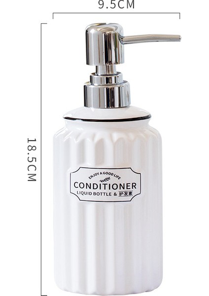 A1 Stili 370ML 1 Adet Modern Sıvı Sabun Şişeleri Seramik Saf Renk Banyo Dezenfektan Şişeleri Bileklikli El Dağıtıcı Tuvalet Aksesuarları (Yurt Dışından)