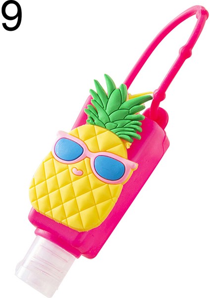 No.1 Tarzı El Dezenfektanı Silikon Şişe Tutucu 30 ml Karikatür Meyve Dondurma Şekilli Su Içmeyen El Dezenfektanı Şişe Tutucu RERI889 (Yurt Dışından) fiyatları