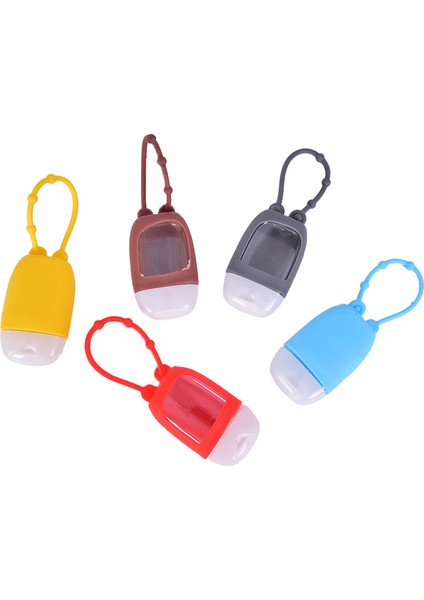 Pk Stili Taşınabilir Seyahat Dolu Şişe Silikon El Dezenfektanı Parfüm Tutucu Mini Sevimli Boş Şişe Banyo ve Vücut Işleri (Yurt Dışından) indirimleri