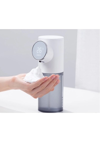 E Tipi Beyaz 1 Adet Tarzı Köpük Sabun Dağıtıcısı, Köpük Pompası, Plastik Seyahat Duş Jeli, Köpük Pompalı Şişe, Banyo Sabun Dağıtıcısı, Otomatik Algılama USB (Yurt Dışından)