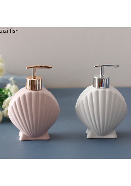 Çoklu Stil Ev Banyo Malzemeleri Seramik El Dezenfektanı Şişesi Çiçek Kabuk Losyon Şişesi Pres Bölünmüş Şişe Sabunluk Boş Şişe (Yurt Dışından) fırsatları