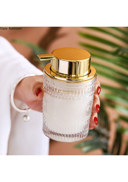 B 300ML Stili 1 Adet ml El Sabunu Kabarcıklı Şişe Kuzey Avrupa Şeffaf Cam Losyon Şişesi Bileklik El Dispenseri Banyo Aksesuarları (Yurt Dışından) fırsatları