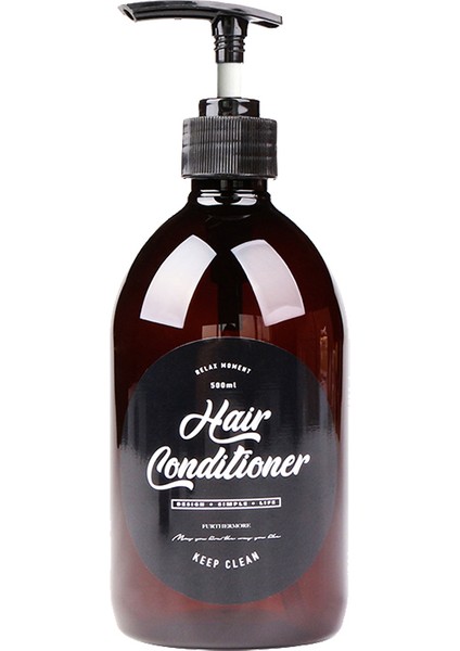 Saç Kremi-A Tarzı Nordik Banyo Sıvı Sabunluk Şampuan Şişesi Vücut Yıkama Saç Kremi Plastik Losyonlar El Basınca Sabunluk (Yurt Dışından)