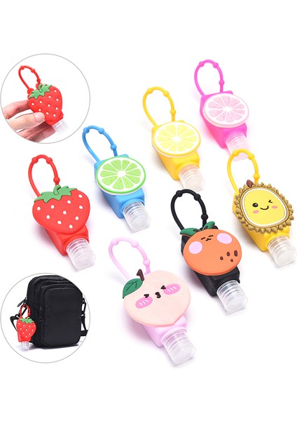 Yeşil Stil 1 Adet Sevimli Karikatür 30ML Mini El Dezenfektanı Bölünmüş Şişeler Taşınabilir Ayrılabilir Kapak Silikon Banyo Duş El Jeli Tutucu (Yurt Dışından) indirimleri
