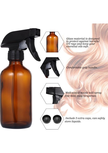 Tip 1 2pcs Stiline Basın 250 ml Kahverengi Cam Sabun Pompası 250ML 500ML Banyo Teslimat Şişesi Şampuan Duş Jeli Saç Kremi Basit Basın Pompası Şişesi (Yurt Dışından) indirimleri