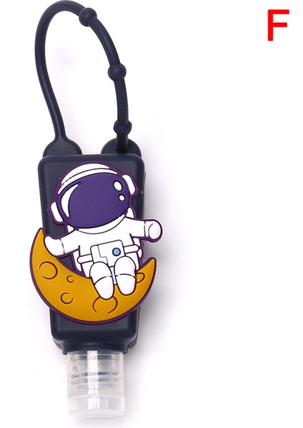 Erik Tarzı 1 Adet Sevimli Karikatür 30ML Mini El Dezenfektanı Bölünmüş Şişeler Taşınabilir Ayrılabilir Kapak Silikon Banyo Duş El Jeli Tutucu (Yurt Dışından)