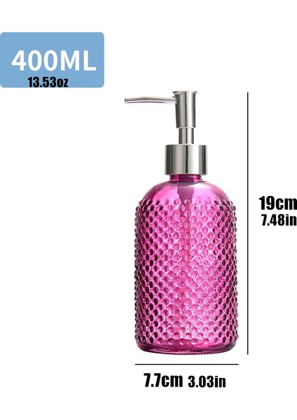 No.6 Tarzı 350-400ML Banyo Dekorasyonu Için 400ML Cam Banyo Aksesuarları Emülsiyon Losyon Şişe Pompalı Şampuan El Dezenfektanı Sıvı Dağıtıcı (Yurt Dışından) modelleri