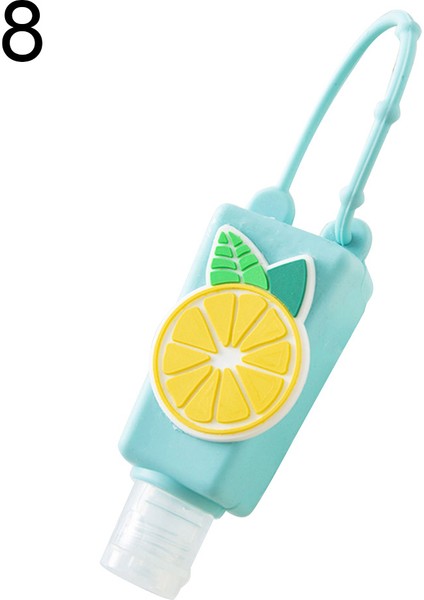 No.1 Tarzı El Dezenfektanı Silikon Şişe Tutucu 30 ml Karikatür Meyve Dondurma Şekilli Su Içmeyen El Dezenfektanı Şişe Tutucu RERI889 (Yurt Dışından) modelleri