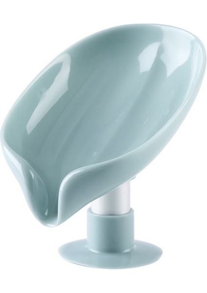 Yeşil Stil Yaprak Şekilli Sabun Kutusu Kendinden Boşalan Sabun Tutucu Kutu Banyo Duş Sabun Tutucu Sünger Saklama Tepsi Banyo Malzemeleri (Yurt Dışından)