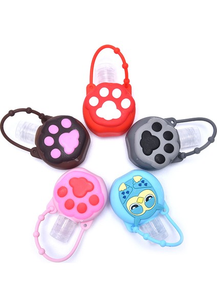 As Picture Shows El Yıkama Jeli Için 30ML Çizgi Film Yuvarlak Şişe Kılıfı Silikon Jel Kılıf - E-Ticaret Başlığı (Yurt Dışından) fırsatları