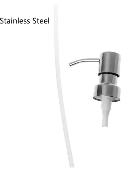 Bir Stil 1 Adet Paslanmaz Çelik Sabunluk Nozulu 12 Oz Entegre El Kremi Pompası Fitting - (Yurt Dışından) modelleri