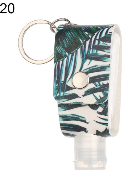 No.20 Tarzı 30ML Flip Kapaklı El Dezenfektanı Şişesi Seyahat Şişesi Doldurulabilir Kaplar Yeniden Kullanılabilir Şişeler Anahtarlık Taşıyıcı Seyahat Aksesuarı (Yurt Dışından)