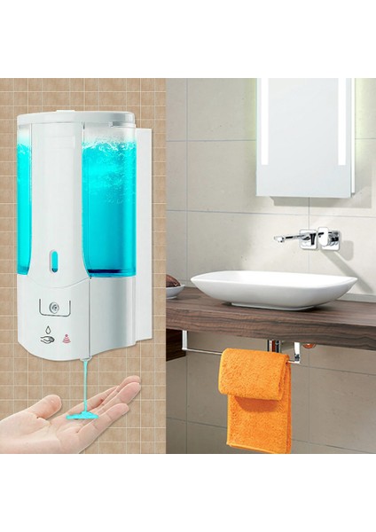 Stili Temizle 450ML Otomatik Sabunluk Duvara Monte Kızılötesi Algılamalı Akıllı Sıvı Sabunluk Mutfak Banyo Aksesuarı (Yurt Dışından) fiyatları