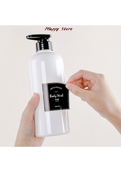 C Stili Banyo Şişeleri Etiket Sticker Kozmetik Losyon Sabun Dağıtıcı Işaretleri Yapışkan Etiketler Su Geçirmez Şampuan Saç Kremi Etiketleri (Yurt Dışından) indirimleri