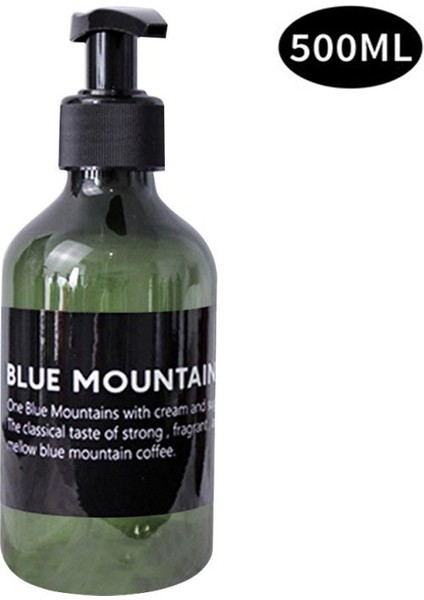 IH1071C1 Stili Kahverengi Banyo Duş Jeli Şişesi Şampuan Yıkama Saç Kremi Losyon Basın Pompası Dolum Şişesi (Yurt Dışından)