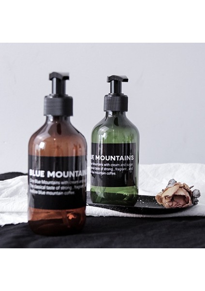 IH1071C1 Stili Kahverengi Banyo Duş Jeli Şişesi Şampuan Yıkama Saç Kremi Losyon Basın Pompası Dolum Şişesi (Yurt Dışından) fırsatları