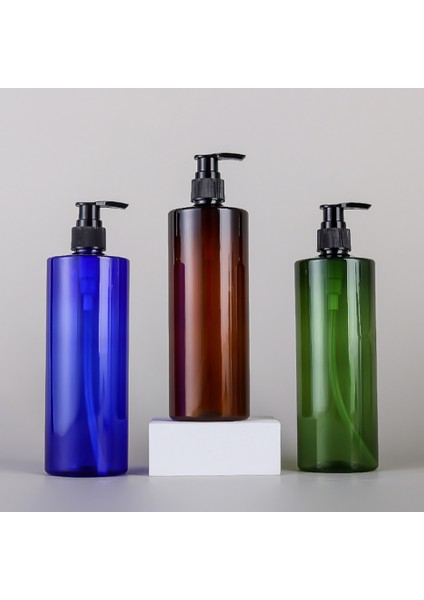 Beyaz Stil 500ML Basın Tipi Losyon Boş Şişe 500ML Banyo Şampuanı Büyük Kapasiteli Emülsiyon Konteyner Sıvı Sabun Dispenseri (Yurt Dışından) modelleri