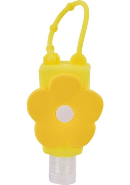 Kırmızı Stil Sevimli Çocuklar 30 ml Boş Seyahat Şişesi El Dezenfektanı Tutucusu ile Silikon Kılıf Sızdırmaz Doldurulabilir Taşınabilir Kaplar (Yurt Dışından)