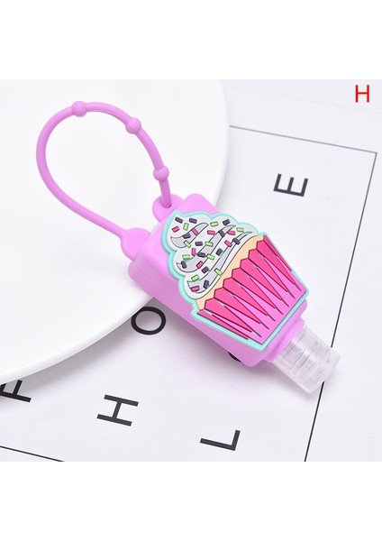 H Tarzı 30ML 30 ml Silikon Mini El Dezenfektanı Seyahat Taşınabilir Güvenli Jel Tutucu Tek Kullanımlık Temizlik Sabunu Dispenser El Jeli Tutucu Çocuklar Için (Yurt Dışından)