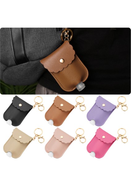 Type4 Beyaz Stil 30ML El Yıkama Şişesi Anahtarlık Tutucu Flip Kapak Yeniden Kullanılabilir Seyahat Doldurulabilir Şişeler Sabun Konteynerler Anahtarlık ile Taşınabilir (Yurt Dışından) fiyatları