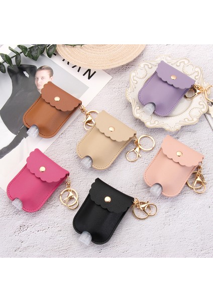 Type4 Beyaz Stil 30ML El Yıkama Şişesi Anahtarlık Tutucu Flip Kapak Yeniden Kullanılabilir Seyahat Doldurulabilir Şişeler Sabun Konteynerler Anahtarlık ile Taşınabilir (Yurt Dışından) fırsatları