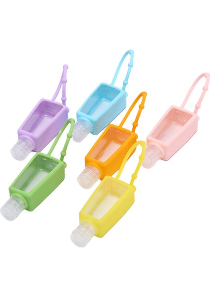 Bordo Tarzı 30ML Silikon Jel Mini El Dezenfektanı Şişesi Tek Kullanımlık Çıkarılabilir Seyahat Taşınabilir Karikatür Yuvarlak Kılıf Için El Dezenfektanı (Yurt Dışından) fiyatları