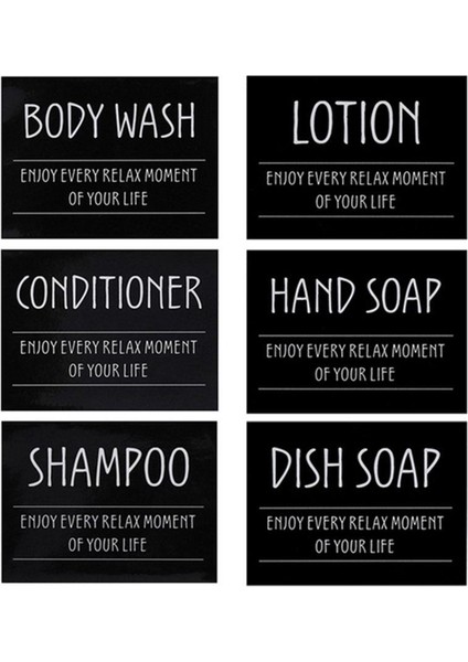 Bir Stil Şampuan Krem Şişe Etiket Sticker Ev Şampuan Durulama Şampuanı Şişe Etiketi Su Geçirmez Sabun Duş Jeli Dağıtıcı Etiket Sticker Yeni (Yurt Dışından) fiyatları