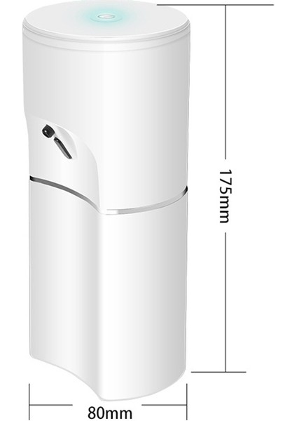 Bir Stil Otomatik Köpük Sabunluk Dokunmadan Elsiz USB Şarj Edilebilir Infrared Sensörlü Köpük Sıvı Sabunluk Banyo Araçları (Yurt Dışından)