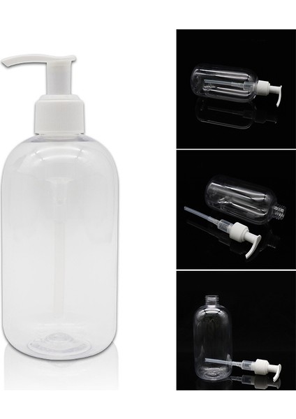 500ML Tarzı Şeffaf Plastik Kalın Şişeler ve Pompalar ile Doldurulabilir Sıvı Sabunlar Için Şeffaf Yuvarlak Şişeler (Yurt Dışından) fiyatları
