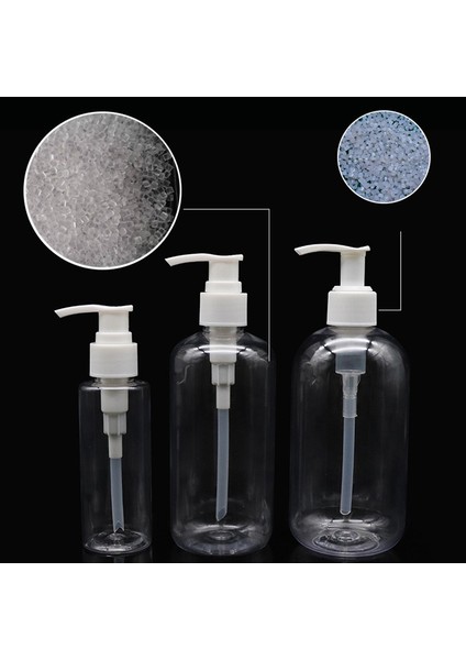 500ML Tarzı Şeffaf Plastik Kalın Şişeler ve Pompalar ile Doldurulabilir Sıvı Sabunlar Için Şeffaf Yuvarlak Şişeler (Yurt Dışından) modelleri