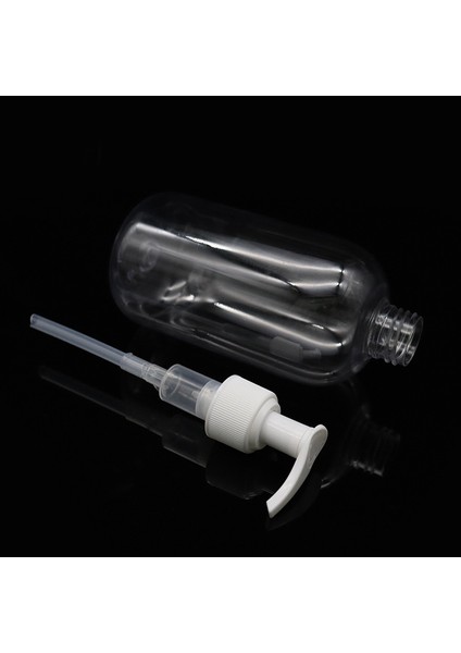 500ML Tarzı Şeffaf Plastik Kalın Şişeler ve Pompalar ile Doldurulabilir Sıvı Sabunlar Için Şeffaf Yuvarlak Şişeler (Yurt Dışından) fırsatları