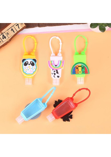 Bir Stil 1 Adet Taşınabilir Karikatür Meyve Hayvan Silikon Bebek Duşu El Dezenfektanı Şişe Tutucu (Yurt Dışından) fırsatları