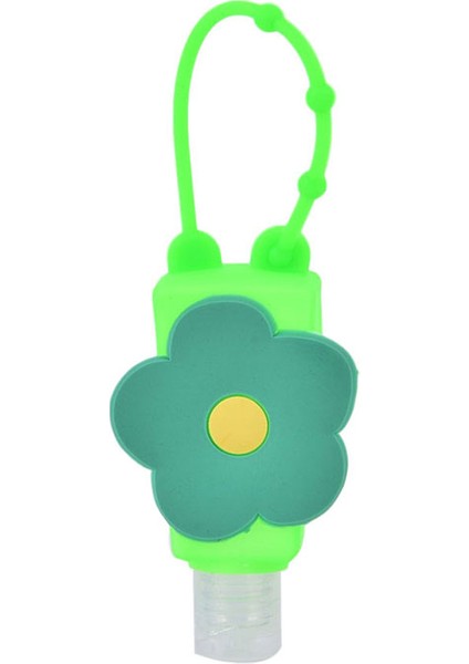 Kumral Tarzı Sevimli Çocuklar 30 ml Boş Seyahat Şişesi El Dezenfektanı Tutucusu ile Silikon Kılıf Sızdırmaz Doldurulabilir Taşınabilir Kaplar (Yurt Dışından)