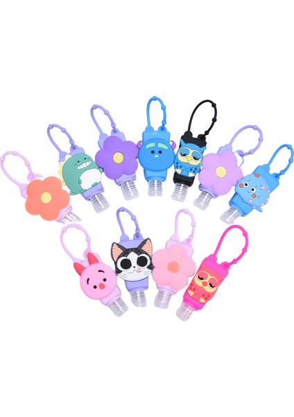 Kumral Tarzı Sevimli Çocuklar 30 ml Boş Seyahat Şişesi El Dezenfektanı Tutucusu ile Silikon Kılıf Sızdırmaz Doldurulabilir Taşınabilir Kaplar (Yurt Dışından) indirimleri