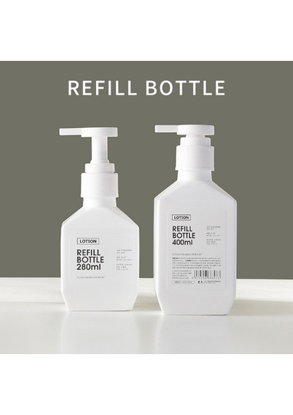 Gri Stil 400 ml Köpük Şişe Sabun Şişesi El Dezenfektanı Boş Şişe Büyük Kapasiteli Basınçlı Losyon Şişesi Banyo Alt Şişe (Yurt Dışından) indirimleri