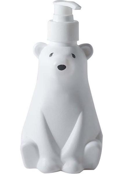 900ML Tarzı Kutup Ayısı Şekilli Dolabilir Sabun Şişesi Duş Jeli Şampuan Saç Kremi Losyon Sıkma Dispanser (Yurt Dışından)