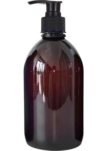 500ML Kahverengi Stil 1 Adet Sabun Şişesi Etiketi Basılı Yuvarlak Şekil Şampuan Saç Kremi Vücut Yıkama El Yıkama Etiketleri Su Geçirmez Etiket Etiketi (Yurt Dışından)