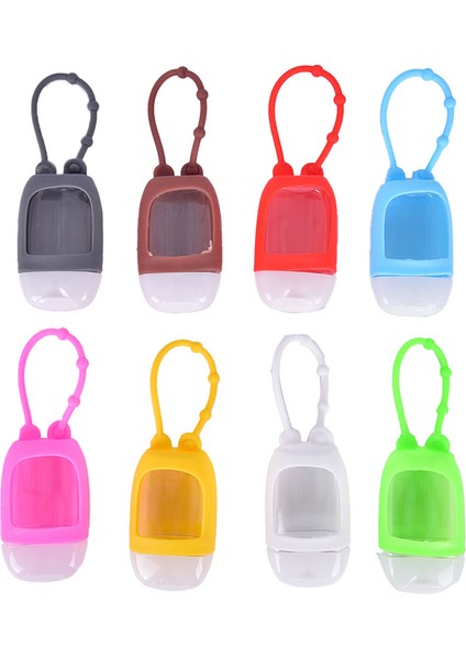 Kt Stili Taşınabilir Seyahat Dolu Şişe Silikon El Dezenfektanı Parfüm Tutucu Mini Sevimli Boş Şişe Banyo ve Vücut Işleri (Yurt Dışından) fırsatları