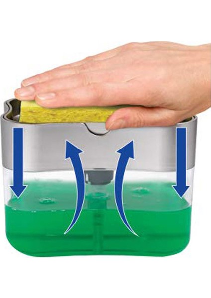 Açık Gri Tarzı 2-In-1 Süngerlik Sabunluk Sabunluk ve Sünger Saklama 13 Ounce Lavabo Sabunluk Süzgeç Raf Banyo Aksesuarları Org (Yurt Dışından)