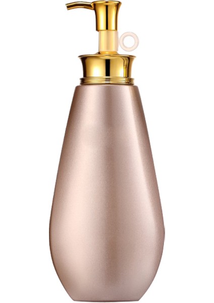 C Stili Losyon Sabun Dağıtıcı Şişe Doldurulabilir Duş Şampuanı Çamaşır Şişeleri Yeniden Kullanılabilir Banyo Oval Altın Basma Başlığı Şişeleme (Yurt Dışından)