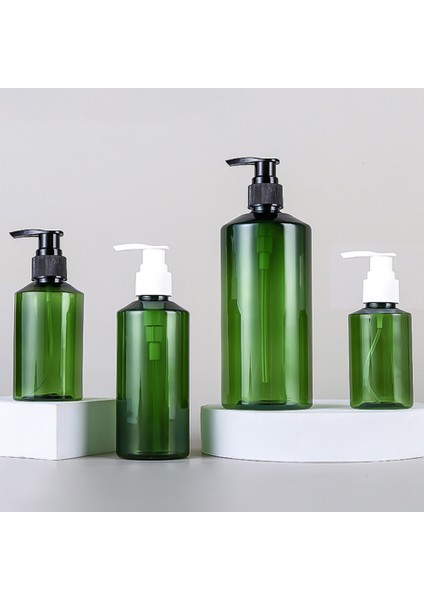 D Stili Yeşil Sabunluk Şişeler Taşınabilir El Dezenfektanı Şampuan Losyon Saklama Kabı Banyo Alt Şişe (Yurt Dışından) fiyatları